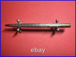 PARKER Ballpoint Pen Premiere STERLING SILVER 925 Grid Pattern
