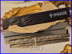 PARKER STERLING SILVER VINTAGE FOUNTAIN PEN WITH 14K NIB withORIGINAL PACKAGING