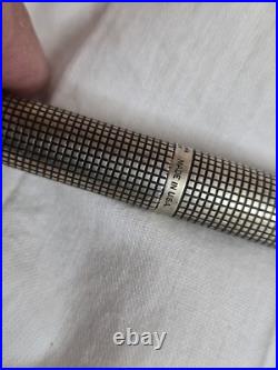 PARKER STERLING SILVER VINTAGE FOUNTAIN PEN WITH 14K NIB withORIGINAL PACKAGING