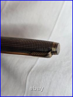 PARKER STERLING SILVER VINTAGE FOUNTAIN PEN WITH 14K NIB withORIGINAL PACKAGING