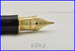 PARKER Sonnet Cisele Fountain Pen Sterling SIlver with Gold Trim 18K Nib