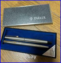 PARKER Sterling Silver Fountain Pen & Ballpoint Pen