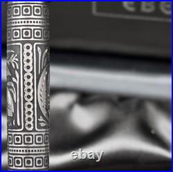 PELIKAN 1995 M910 (Ebel) Toledo Old Style. 925 Sterling Silver Fountain Pen M PF
