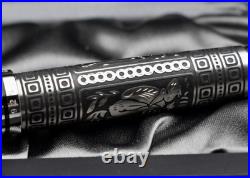 PELIKAN 1995 M910 (Ebel) Toledo Old Style. 925 Sterling Silver Fountain Pen M PF