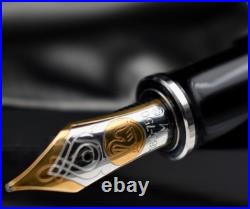 PELIKAN 1995 M910 (Ebel) Toledo Old Style. 925 Sterling Silver Fountain Pen M PF