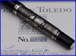 PELIKAN 1995 M910 (Ebel) Toledo Old Style. 925 Sterling Silver Fountain Pen M PF