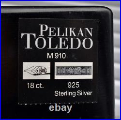 PELIKAN 1995 M910 (Ebel) Toledo Old Style. 925 Sterling Silver Fountain Pen M PF