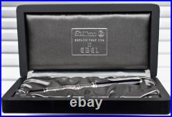 PELIKAN 1995 M910 (Ebel) Toledo Old Style. 925 Sterling Silver Fountain Pen M PF