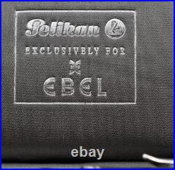 PELIKAN 1995 M910 (Ebel) Toledo Old Style. 925 Sterling Silver Fountain Pen M PF