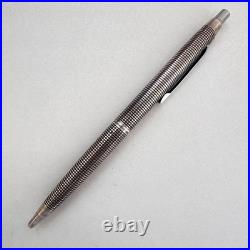 PILOT Custom Sterling Silver 925 Chiseled Ballpoint Pen Discontinued