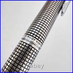 PILOT Custom Sterling Silver 925 Chiseled Ballpoint Pen Discontinued