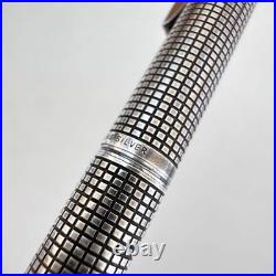 PILOT Custom Sterling Silver 925 Chiseled Ballpoint Pen Discontinued