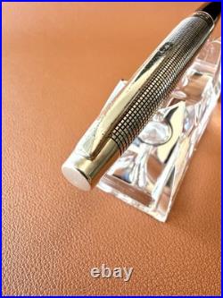 PILOT Elite Fountain Pen Sterling Silver 18K-750WG Nib-Fine H674-Vintage 1974