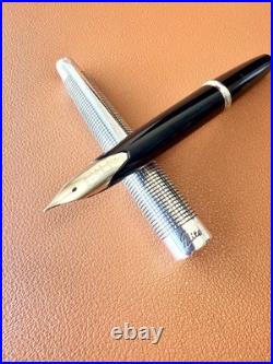 PILOT Elite Fountain Pen Sterling Silver 18K-750WG Nib-Fine H674-Vintage 1974