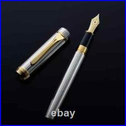 PLATINUM Fountain Pen Sterling Silver PTS-50000 #9 Silver Nib 18K Medium
