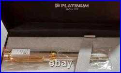PLATINUM Fountain Pen Sterling Silver PTS-50000 #9 Silver Nib 18K Medium