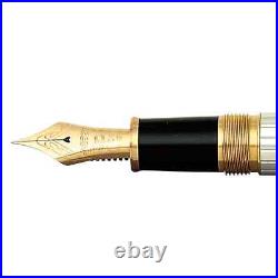 PLATINUM Fountain Pen Sterling Silver PTS-50000 #9 Silver Nib 18K Medium
