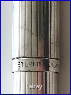 PLATINUM STERLING SILVER 14K WG M slim type rare from JAPAN