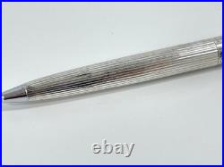 PLATINUM Silver Ballpoint Pen & Mechanical Pencil 2-Piece Set Pre-Owned