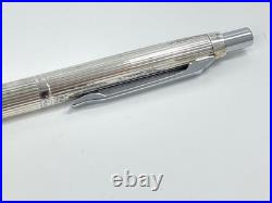 PLATINUM Silver Ballpoint Pen & Mechanical Pencil 2-Piece Set Pre-Owned
