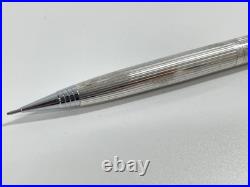 PLATINUM Silver Ballpoint Pen & Mechanical Pencil 2-Piece Set Pre-Owned