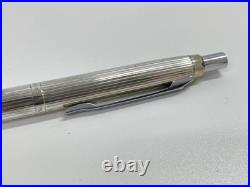 PLATINUM Silver Ballpoint Pen & Mechanical Pencil 2-Piece Set Pre-Owned