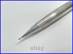 PLATINUM Silver Ballpoint Pen & Mechanical Pencil 2-Piece Set Pre-Owned