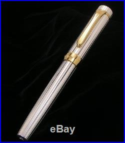 PLATINUM Sterling Silver 925 Tankin Technique GOLD 18K Nib Fountain Pen