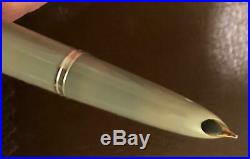 Parker 51 Fountain Pen First Year with Smooth Sterling Silver Cap-Gray Barrel