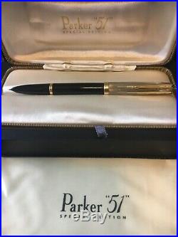 Parker 51 Special Edition Black Vermeil Fountain Pen