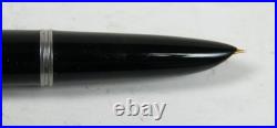Parker 51 Vacumatic Fountain Pen Fine 14k Nib Sterling Silver Cap PLEASE READ