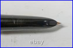 Parker 51 Vacumatic Fountain Pen Fine 14k Nib Sterling Silver Cap PLEASE READ