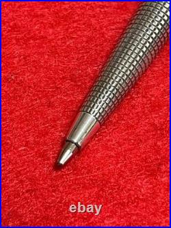 Parker 75 Cisele Sterling Silver 925 Ballpoint Pen New Refill Vintage Japan