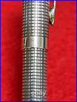 Parker 75 Cisele Sterling Silver 925 Ballpoint Pen New Refill Vintage Japan