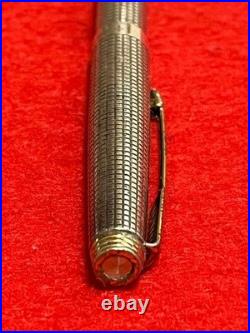 Parker 75 Cisele Sterling Silver 925 Ballpoint Pen New Refill Vintage Japan
