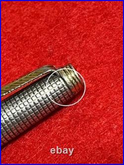 Parker 75 Cisele Sterling Silver 925 Ballpoint Pen New Refill Vintage Japan