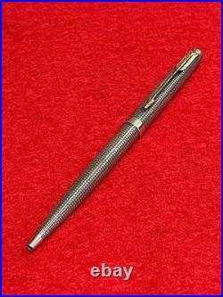 Parker 75 Cisele Sterling Silver 925 Ballpoint Pen New Refill Vintage Japan