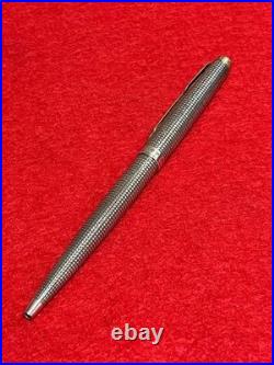 Parker 75 Cisele Sterling Silver 925 Ballpoint Pen New Refill Vintage Japan