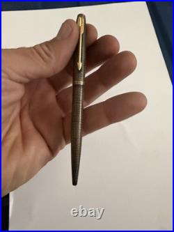 Parker 75 Cisele Sterling Silver Ballpoint Pen rb12