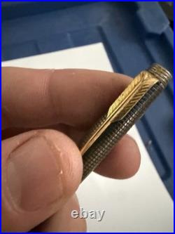 Parker 75 Cisele Sterling Silver Ballpoint Pen rb12