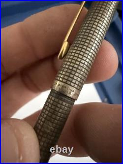 Parker 75 Cisele Sterling Silver Ballpoint Pen rb12