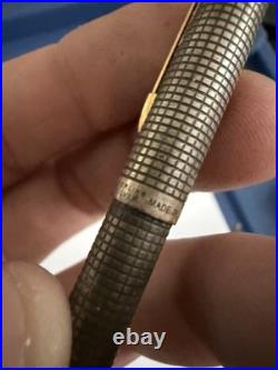 Parker 75 Cisele Sterling Silver Ballpoint Pen rb12