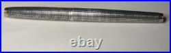 Parker 75 Cisele Sterling Silver Fountain Pen 14K Nib #66 Made in USA FLAT TOP