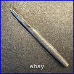 Parker 75 Cisele Sterling Silver Fountain Pen M 14K Nib USA 1979
