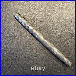 Parker 75 Cisele Sterling Silver Fountain Pen M 14K Nib USA 1979