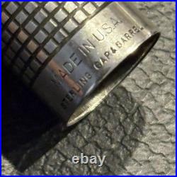 Parker 75 Cisele Sterling Silver Fountain Pen M 14K Nib USA 1979