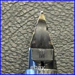 Parker 75 Cisele Sterling Silver Fountain Pen M 14K Nib USA 1979