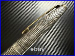Parker 75 Cisele Sterling Silver XF Fountain Pen Very Good