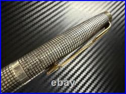 Parker 75 Cisele Sterling Silver XF Fountain Pen Very Good