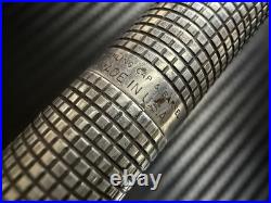 Parker 75 Cisele Sterling Silver XF Fountain Pen Very Good